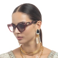 Camilla The Countess CAM2330890 Pink Glitter Snake / Brown Gradient Lenses