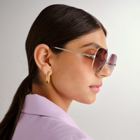 Fiorelli Brianna FIO2447323 Gold w Chocolate / Khaki Gradient Lenses