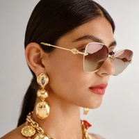 Camilla Desert Reign CAM2431037 Gold w Gold Glitter / Brown Gradient Flash Lenses