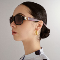 Oroton Everleigh ORO2456487 Midnight w Pearlised Aubergine / Warm Smoke Gradient Lenses