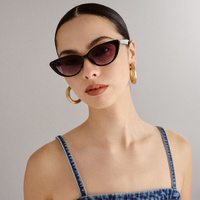 Aire Amalthea AIR2542217 Black / Warm Smoke Gradient Lenses