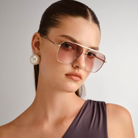 Aire Asteroid AIR2542245 Gold / Brown Gradient Lenses