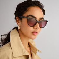 Fiorelli Luna FIO2547311 Black Malt / Warm Smoke Gradient Lenses
