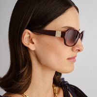 Oroton Jacinta II ORO2556458 Burgundy / Warm Smoke Gradient Lenses