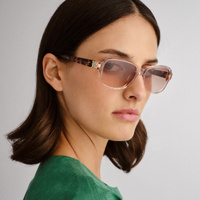 Oroton Ainsley II ORO2556462 Misty Rose w Peony Tortoise / Tan Gradient Lenses