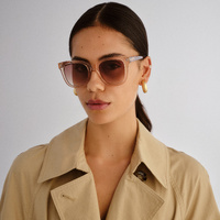 Fiorelli Mia FIO2547325 Tan w Rose Haze / Brown Gradient Lenses
