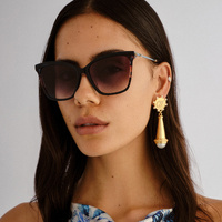 Camilla Deep Sea Dive CAM2531065 Teal Marble / Cool Smoke Gradient Lenses