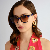 Camilla Leave Of Absence CAM2531069 Cobalt Tortoise / Brown Gradient Lenses