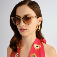 Camilla Leave Of Absence CAM2531070 Natural Tortoise w Putty / Brown Gradient Lenses