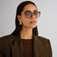 Oroton Coral OLS2556542 Signature Tortoise w Soft Pink / Brown Gradient Lenses