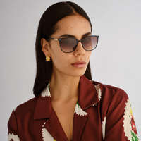 Oroton Coral OLS2556544 Teal / Khaki Gradient Lenses