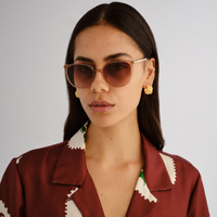 Oroton Arlet OLS2556546 Barley w Foundry Tortoise / Brown Gradient Lenses