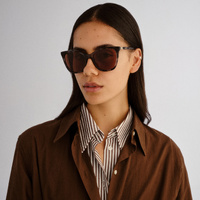 Oroton Louise ORO2556548 Pewter Tortoise / Brown Lenses