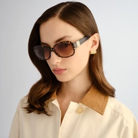 Oroton Jacinta II ORO2650812 Biscuit Tortoise w Black / Brown Gradient Lenses