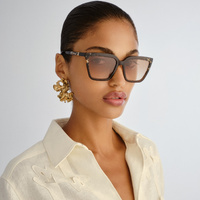 Oroton Olivine ORO2650834 Chocolate w Biscuit Tortoise / Brown Gradient Lenses