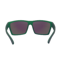 Urban Zoo Hoodlum C21 Matte Black w Matte Crystal Green Interior / Green Revo Lenses