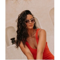 Sito Harlow SIHLW004S Cream / Rosewood Gradient Lenses