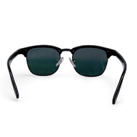 Mangrove Jacks Kids MJK72 C3 Shiny Black w Gunmetal / Smoke w Pink Revo Polarised Lenses