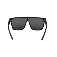 Urban Zoo For Your Eyes Only C18 Matte Black / Smoke w Green Revo Lenses
