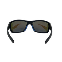 Urban Zoo Barrel C12 Matte Black / Smoke w Blue Revo Lenses