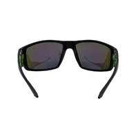 Urban Zoo Tromso C21 Matte Black / Smoke w Green Revo Lenses