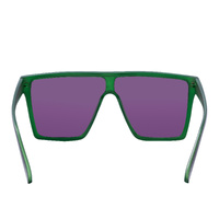 Mangrove Jacks Big Noggin C11 Matte Black w Matte Crystal Green / Green Revo Mirror Polarised Lenses