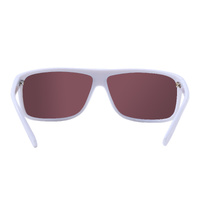 Mangrove Jacks Skyfall C9 Shiny White / Ice Blue Revo Mirror Polarised Lenses