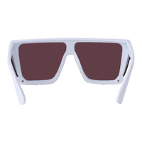 Mangrove Jacks Heatwave C8 Shiny White / Ice Blue Revo Polarised Lenses