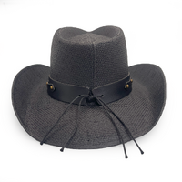 Rocko's Straw Hat Platinum Range Rebel Black