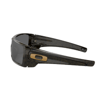 Oakley Batwolf Custom OO9101 Polished Black w Gold Ghost Text / Prizm Black Polarised Lenses
