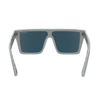 Mangrove Jacks Thunderball C10 Shiny White w Print / Smoke w Pink Revo Mirror Polarised Lenses