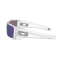 Oakley Batwolf Custom OO9101 Polished Clear / Prizm Jade Iridium Lenses