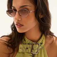 Quay You Wish NO-NS-2866 Chocolate / Brown Fawn Lenses