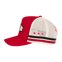 Ringers Western Retro Garage Deep Fit Trucker Cap Red OSFM