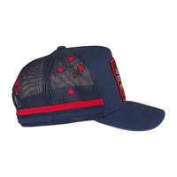 Ringers Western Ute Flag Deep Fit Trucker Cap Navy/Red OSFM