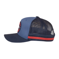 Ringers Western McCoy Kids Trucker Cap Yale Blue/Navy