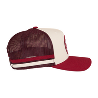 Ringers Western McCoy Trucker Cap Maroon/Off White OSFM