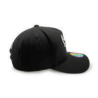Mitchell & Ness Chicago Bulls Pro Pinch Evergreen White Logo Black OSFM