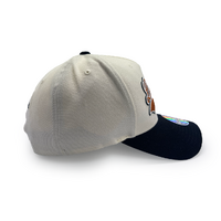 Mitchell & Ness University of Texas Long Horns Flexfit 110 Tailsweep White Cream/Black OSFM