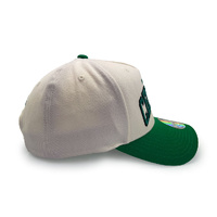 Mitchell & Ness Boston Celtics Flexfit 110 Team Arch White Cream/Green OSFM