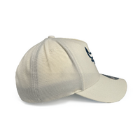 Mitchell & Ness Chicago Bulls Flexfit 110 Core White Cream/Teal OSFM