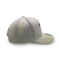 Mitchell & Ness Oakland Raiders Flexfit 110 Core White Cream/Teal OSFM