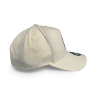 Mitchell & Ness Toronto Raptors Flexfit 110 Core White Cream/Teal OSFM