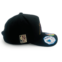 Mitchell & Ness Los Angeles Lakers Flexfit 110 Double Up Black OSFM