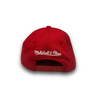 Mitchell & Ness Las Vegas Raiders Flexfit 110 Winter Colour Washed Red OSFM