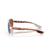 Costa Del Mar Loreto 6S4006 400622-56 Rose Gold / Green Mirror Polarised Lenses