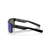 Costa Del Mar Half Moon 6S9026 902611-60 Shiny Black / Blue Mirror Polarised Lenses