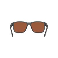 Costa Del Mar Paunch 6S9049 904904-57 Matte Smoke Crystal / Green Mirror Polarised Lenses