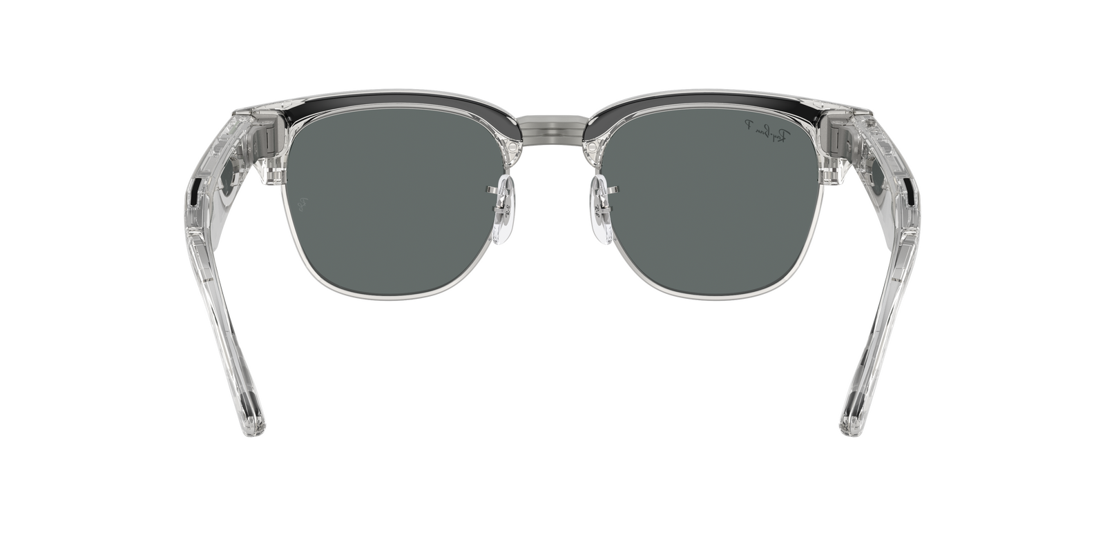 Ray-Ban x Meta Audio (Gen 3) Clubmaster RW7004 693081-51 Transparent Iron Grey / Grey Polarised Lenses