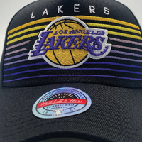 Mitchell & Ness Classic Red Los Angeles Lakers NBA Gradient Black OSFM MNLL1910